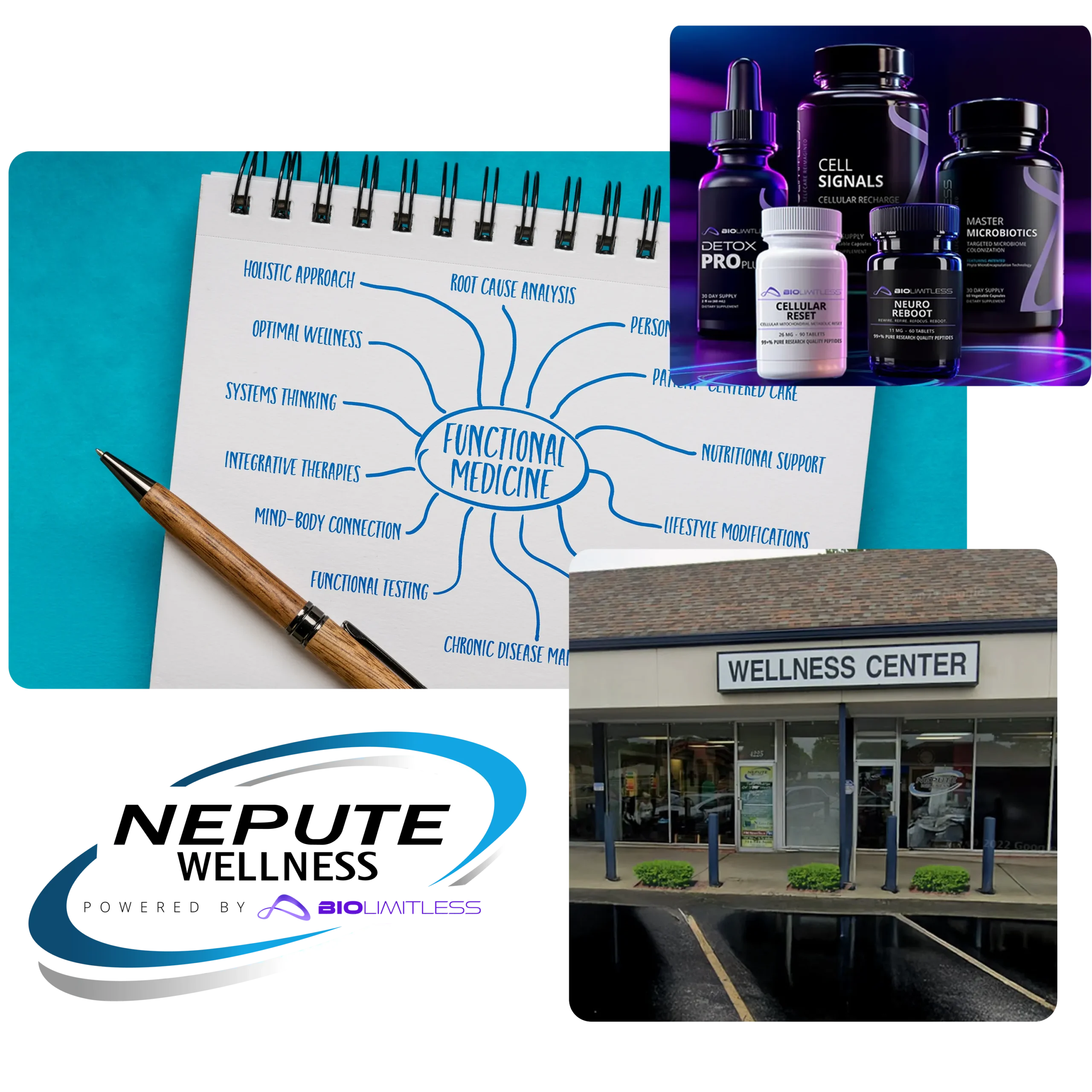 Nw bl collage about | Nepute Wellness